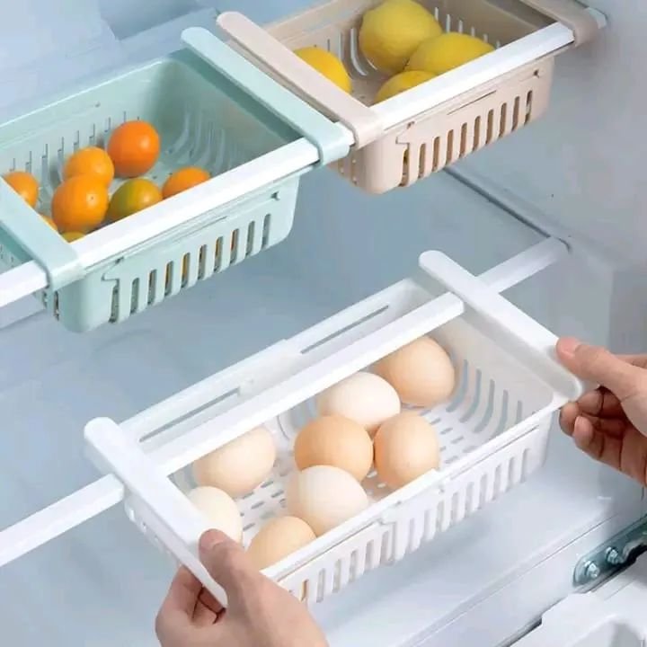 Adjustable Fridge Storage Basket – Expandable Food Organizer Tray for Pakistan