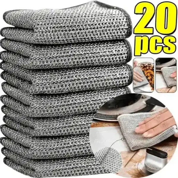 Multifunctional Wire Dish Cleaning Cloth (Buy 10 Get 10 Free - Pack of 20)