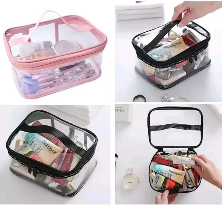 Transparent Waterproof Square Cosmetics Organizer