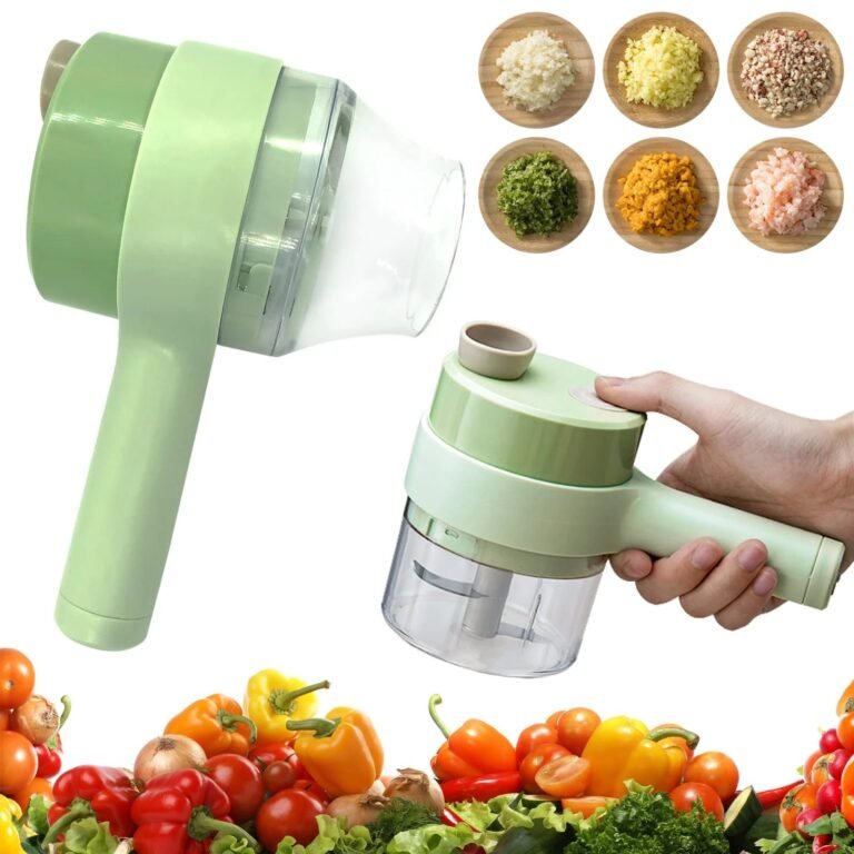 4 in 1 Portable Electric Vegetable Cutter in Pakistan