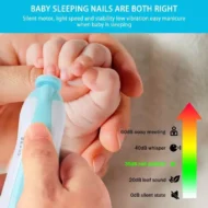 Gentle & Safe Baby Nail Trimmer with Light – Electric Nail Care Tool for Babies - Image 4