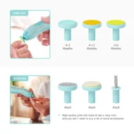 Gentle & Safe Baby Nail Trimmer with Light – Electric Nail Care Tool for Babies - Image 5