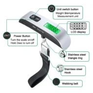 Imported Professional Luggage Weight Scale 50kg Capacity - Image 3