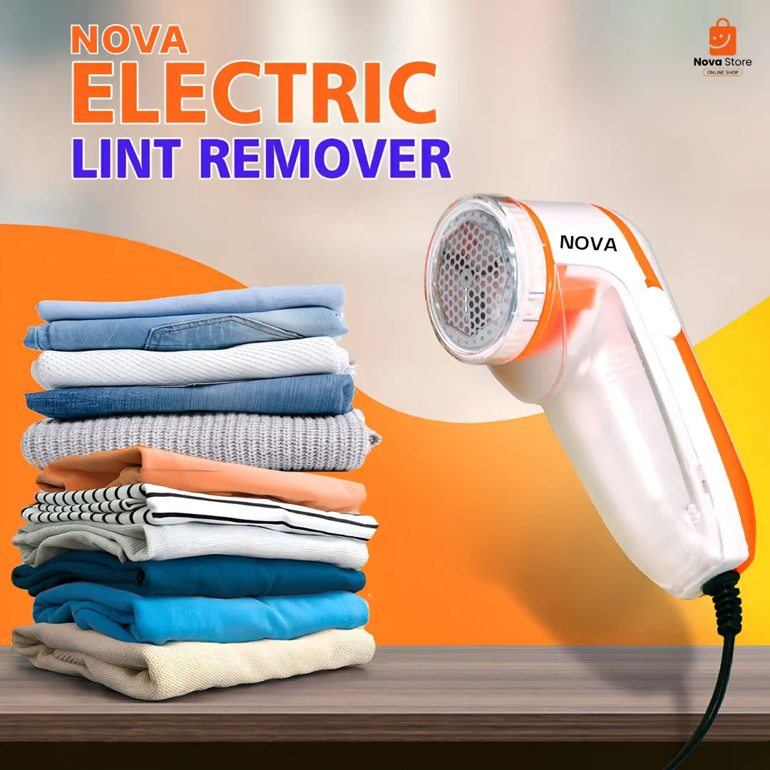 Nova Lint Remover in Pakistan – Powerful Fabric Shaver for Clothes and Sweaters Nova Lint Remover