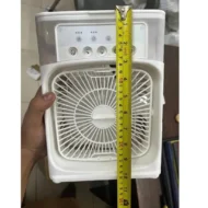 3-in-1 Portable Mini Air Cooler Fan with Humidifier & LED Light (10 Inch) - Image 5